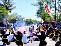 Karnaval budaya warnai puncak hut ke 80 ri di desa dumpiagung lamongan 2