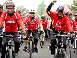 Kompak & Meriah Semarak Fun Bike 2025 Kodim 0816 Sidoarjo Rayakan HUT RI ke-80