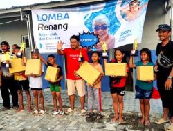 Semarak HUT RI ke-80, Pemdes Ngujung Gelar Lomba Renang untuk Anak-anak
