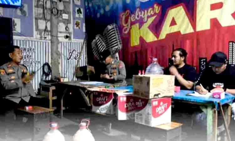 Polsek sukodadi gerebek 6 lokasi penjual miras ilegal, puluhan liter disita