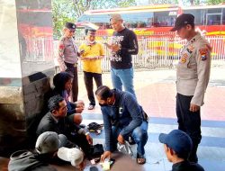 Polsek Waru Gelar Razia di Terminal Purabaya, Empat Calo Diamankan