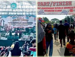 Ribuan Warga Glagah Meriahkan Jalan Sehat HUT RI ke-80, Semangat Persatuan Menggema di Lapangan Kecamatan