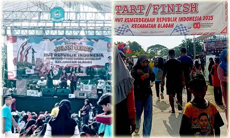 Ribuan peserta jalan sehat