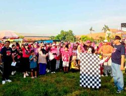 Ribuan Warga Meriahkan Jalan Sehat HUT ke-80 RI di Desa Kebaron