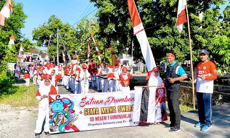 Semarak hut ke 80 ri di gunungrejo 2