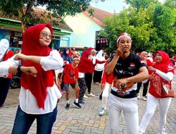 SDN Grudo 3 Ngawi Meriahkan HUT RI ke-80 Lewat Jalan Sehat Bertema Merah Putih