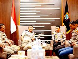 Silaturahmi BPN Kabupaten Kediri dengan Polres Kediri Kota Pererat Sinergi Jaga Kondusifitas