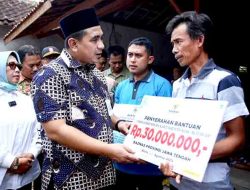 Sumur Meledak 3 Tewas di Blora, Wagub Jateng Salurkan Bantuan Rp180 Juta