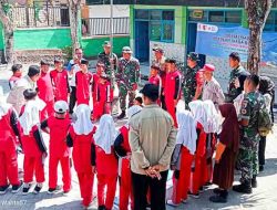 Satgas TMMD 125 Bojonegoro Gandeng PMI & Tagana: Sosialisasi Sekolah Siaga Bencana Kian Gencar