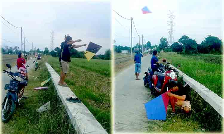 Tempat baru adu layang layang