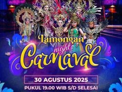 Lamongan Night Carnival 2025: Parade Perdana Meriahkan Puncak HUT RI ke-80
