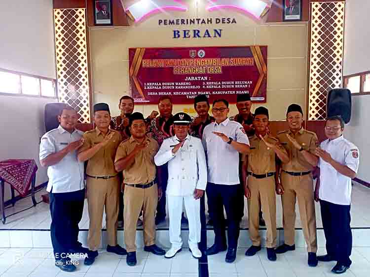 Empat kepala dusun resmi dilantik, pemerintahan desa beran siap bergerak lebih optimal 2
