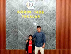 Harapan Baru dari Pelukan Seorang Pemimpin: Bocah Yatim Piatu Resky Dapat Dukungan Jadi Bintang Sepak Bola