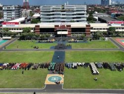 Polda Jawa Timur Gelar Apel dan Doa Bersama Forkopimda dan Puluhan Ormas Untuk Jogo Jatim