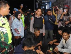 Forkopimda Kota Kediri Ciptakan Situasi Kondusif Pasca Kerusuhan dengan menggelar Patroli Skala besar