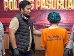 Polres Pasuruan Amankan Pelaku Pelempar Bom Molotov Pos Lantas Pandaan