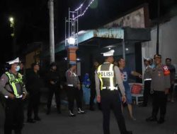 Polres Kediri Pastikan Rasa Aman Lewat Patroli Skala Besar di Wilayah Rawan