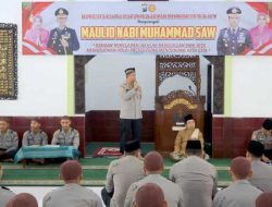 Polres Kediri Pastikan Rasa Aman Lewat Patroli Skala Besar di Wilayah Rawan