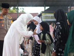 Polres Kediri Beri Santunan Kepada 500 Anak Yatim