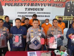 Polresta Banyuwangi Bongkar Sindikat Curanmor, Empat Tersangka Diamankan