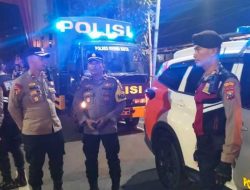 Jaga Stabilitas Kamtibmas,Polres Kediri Kota Gelar Patroli Gabungan Malam Hari