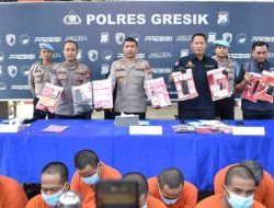 Operasi Tumpas Narkoba Semeru 2025 Polres Gresik Berhasil Ungkap 16 Kasus Amankan 20 Tersangka