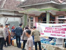 Polres Pasuruan dan PMII Salurkan 6.000 Liter Air Bersih ke Desa Karangjati Lumbang