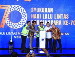 Hadiri Syukuran HUT Lalu Lintas ke-70, Kapolri Luncurkan Digital Korlantas dan Sematkan Pin Emas