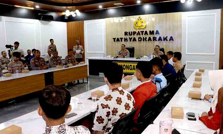 Jogo jatim polres lamongan rekrut pelajar jadi duta kamtibmas