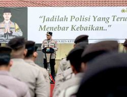 Kapolda Jatim Kunjungi Polres Kediri, Beri Motivasi Pada Anggota Pasca Aksi Anarkis
