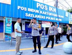 Kapolres Ngawi Pimpin Patroli dan Pengecekan Pos Lalu Lintas