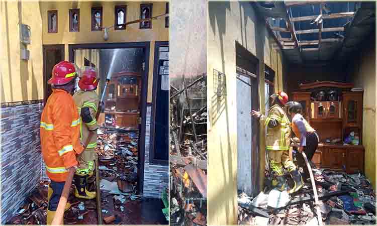 Kebakaran rumah di kalirandu petarukan