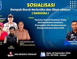 Kepala UPT SMA 8 Takalar Tegas Tolak Narkoba: “Kami Bentengi Generasi Muda dari Bahaya!”