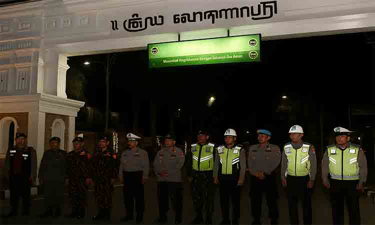 Patroli rutin skala besar digelar di tuban, polisi tni pastikan situasi tetap terkendali