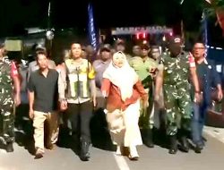 Polsek Bojonegoro Kota Gelar Patroli Bersama Masyarakat di Kelurahan Ledok Kulon