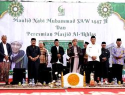 Resmikan Masjid Al-Ikhlas Juanda, Bupati Subandi Ajak Masyarakat Jaga Persaudaraan dan Perdamaian Umat