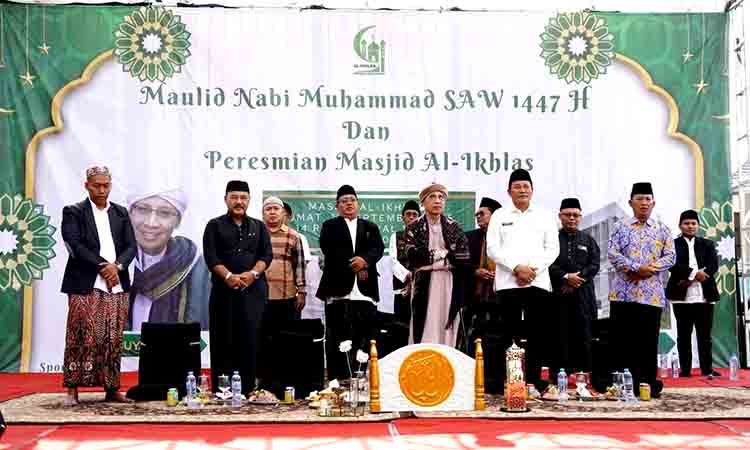 Resmikan masjid al ikhlas juanda 2