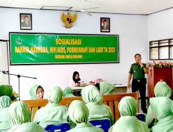 Kodim Ngawi Gelar Sosialisasi Bahaya Narkoba, LGBT, dan HIV: Upaya Preventif Lindungi Keluarga Prajurit