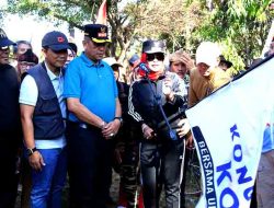 Wakil Bupati Mimik Idayana Tandai Kongres VI Kosti dengan Ngonthel Bareng