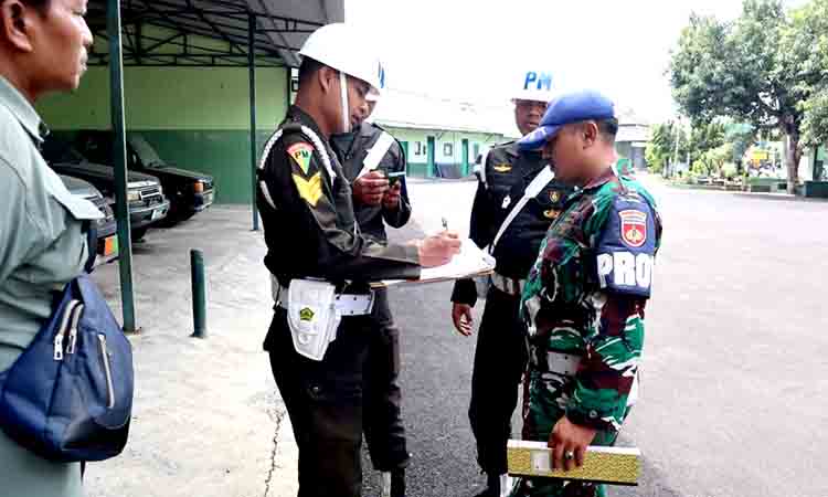 Anggota kodim pemalang terima sosialisasi dari subdenpom 2
