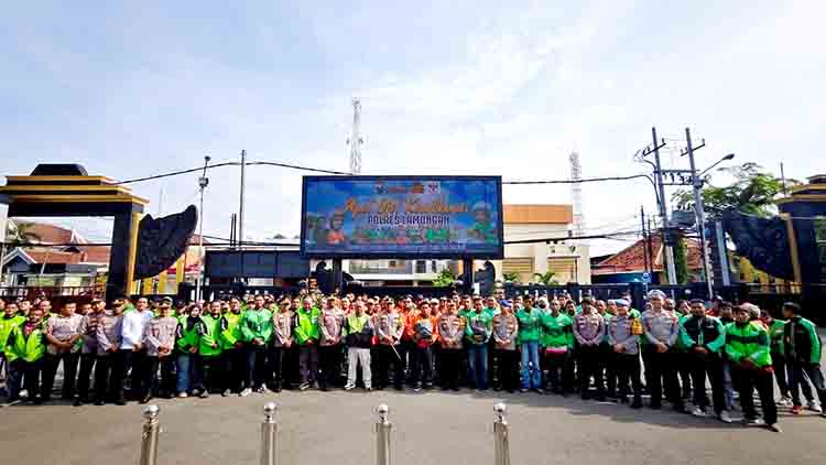 Apel ojol kamtibmas polres lamongan