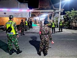 Babinsa Koramil 16/Pangkur dan Banser Gelar Patroli Bersama, Wujudkan Wilayah Aman dan Kondusif