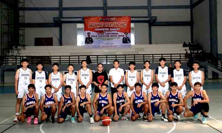 Basket antar pelajar piala kapolres ngawi 2025 berlangsung meriah 2