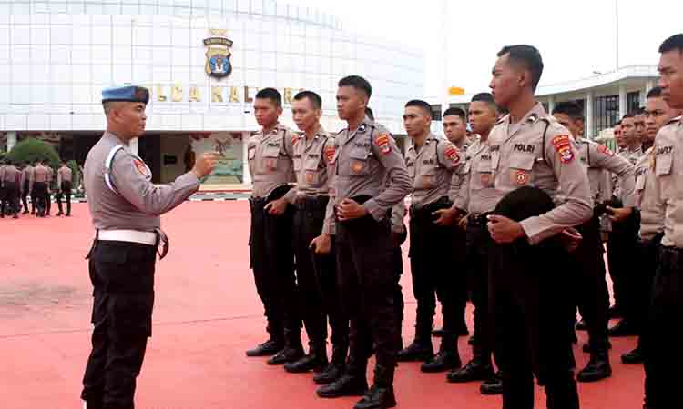 Bidpropam polda kaltara menggelar kegiatan gaktibplin