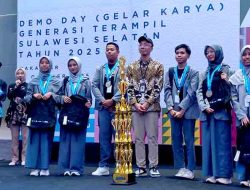 Bupati Takalar Apresiasi Siswa-Siswi SMA Neg. 13 dan SMA Neg. 4 Takalar berprestasi dalam Kegiatan Demo Day (GELAR KARYA) Generasi Terampil Sulawesi Selatan Tahun 2025