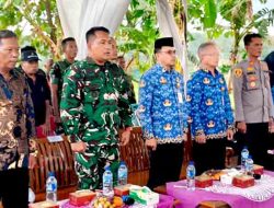 Dandim Pemalang Bersama Forkopimda Ikuti Zoom Meeting Peletakan Batu Pertama Pembangunan 80.000 Gerai Pergudangan dan Koperasi Merah Putih