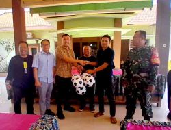 Dispora Sidoarjo Serahkan Bantuan Alat Olahraga, Satgas TMMD 126 dan Warga Dukung Semangat Warga Desa Kedondong