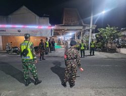 Babinsa Koramil 16/Pangkur dan Banser Gelar Patroli Bersama, Wujudkan Wilayah Aman dan Kondusif