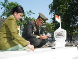 ​Mengenang jasa para pahlawan, komandan Kodim 0812/Lamongan Pimpin Ziarah Nasional Jelang HUT ke-80 TNI