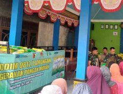 Dalam Rangka Stabilisasi Pasokan dan Harga Pangan,Koramil 0812/19 Laren Gelar Gerakan Pangan Murah (SPHP) 2025